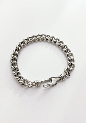 [UNISEX]link simple surgical steel chain bracelete